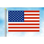 LIBEA, s.r.o. Vlajka USA (Spojených států) Rozměr: 100×150 cm, Uchycení: Karabiny na stožár – Hledejceny.cz