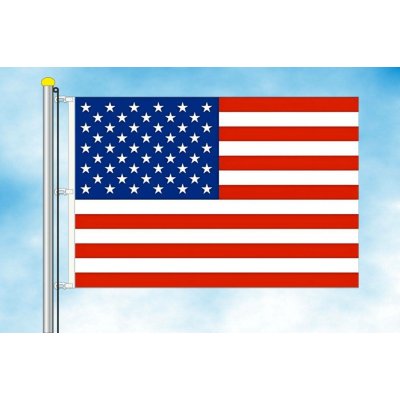 LIBEA, s.r.o. Vlajka USA (Spojených států) Rozměr: 100×150 cm, Uchycení: Karabiny na stožár – Hledejceny.cz