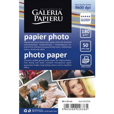 Galeria 10 x 15 cm, 180 g/m2, 50 listů – Zboží Mobilmania