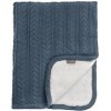 Deka VINTER & BLOOM Deka Cuddly Storm Blue 2021 100x80