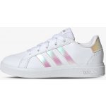 adidas Grand Court 2.0 K cloud white/iridescent/cloud white Bílá – Zboží Dáma
