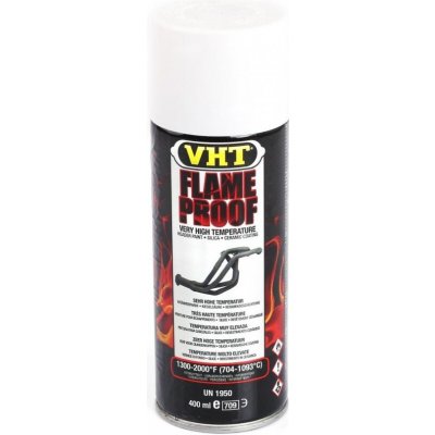 VHT Žáruvzdorná barva ve spreji - bílá základová (400 ml) - Flame Proof – Hledejceny.cz