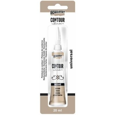 Pentart Konturovací liner perleťový 20 ml OŘÍŠKOVÁ – Zboží Dáma