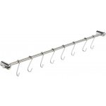 M.A.T. GROUP tyč závěs.na kuch.náčiní 54cm + 8 háčků nerez+Fe – Hledejceny.cz