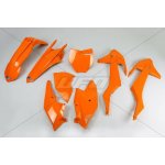 UFO kompletní plasty KTM SX/SXF 16-18 krom SX 250 16 oranžová – Zboží Mobilmania