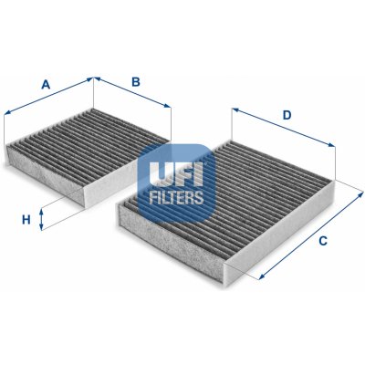 UFI Filtr, vzduch v interiéru 54.164.00 – Hledejceny.cz