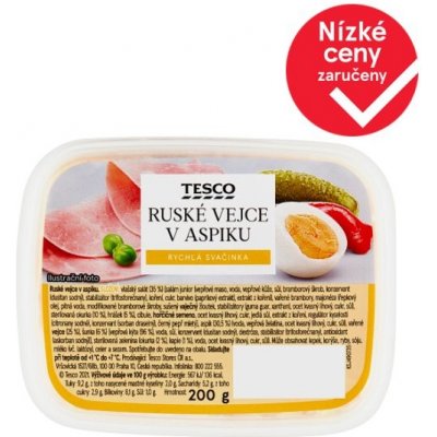 Tesco Ruské vejce v aspiku 200 g