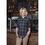 Karlowsky Dámská kostkovaná halenka v městském stylu námořnická modrá – Zboží Dáma