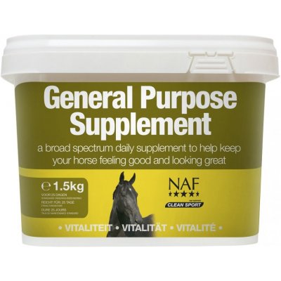 NAF General Supplement komplexní doplňkové krmivo pro koně 3 kg – Zboží Mobilmania