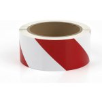 Flomat levá výstražná páska 33 m x 5 cm Bílo-červená – Hledejceny.cz
