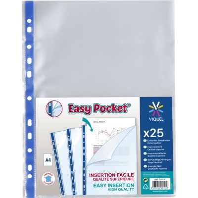 VIQUEL PP kapsa A4 EasyPocket lesklá, 25 ks – Zboží Živě