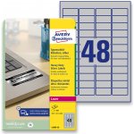 Avery Zweckform L6009-20 Velmi odolné etikety 45,7x21,2mm 960 ks stříbrná – Zboží Dáma