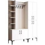 ASIR Předsíňová stěna BERLIN ořech bílá – Zboží Dáma