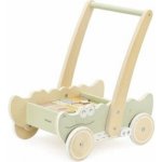 Viga Dřevěný vozík na kostky krokodýl pchací – Sleviste.cz