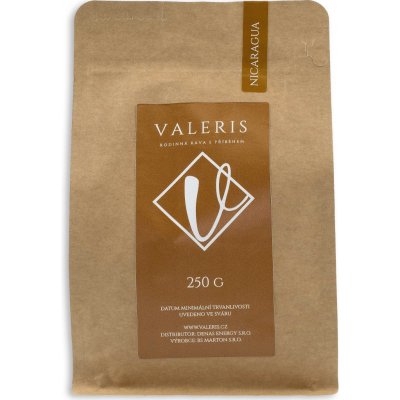 Valeris káva Nikaragua zrnková 250 g – Hledejceny.cz