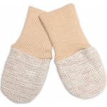 Pletené kojenecké rukavičky 1 pár béžový melírek – Hledejceny.cz