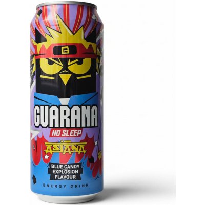 Guarana Asiana Blue Candy Explosion 0,5 l – Sleviste.cz
