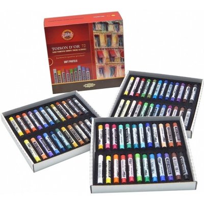 Koh-i-Noor Křídy Toison Dor 8517/72 umělecké prašné sada 72ks – Zbozi.Blesk.cz
