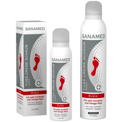 Sanamed Rubin krémová pěna na nohy 150 ml – Hledejceny.cz