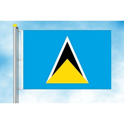 LIBEA, s.r.o. Vlajka Svaté Lucie Rozměr: 40×60 cm, Uchycení: Karabiny na stožár – Hledejceny.cz