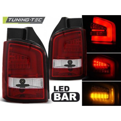 ZADNÍ SVĚTLA, LAMPY LED VOLKSWAGEN T5, 2003-2009, ČIRÉ, ČERVENÉ – Hledejceny.cz
