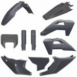 POLISPORT kompletní sada plastů (FULL KIT) HUSQVARNA TE/FE 26 v sadě kryt předního světla (8681500002) a kryty tlumičů (8352500002) barva šedá (N-šedá)