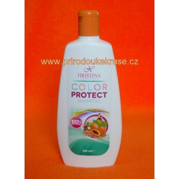 Hristina přírodní šampon na barvené vlasy pro ochranu barvy Color Protect 400 ml