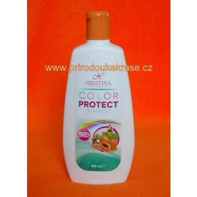 Hristina přírodní šampon na barvené vlasy pro ochranu barvy Color Protect 400 ml – Hledejceny.cz