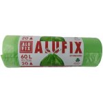 Alufix Sáčky do odpadkového koše zatahovací 15µm 60 l 20 ks zelené