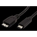 Roline 11.02.9006 USB 3.1 microUSB3.0 B(M) - USB C(M), 1m, černý – Hledejceny.cz