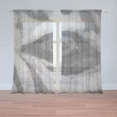 Záclony Oko zebry: 2 ks - 150x250 cm - Sablio – Hledejceny.cz