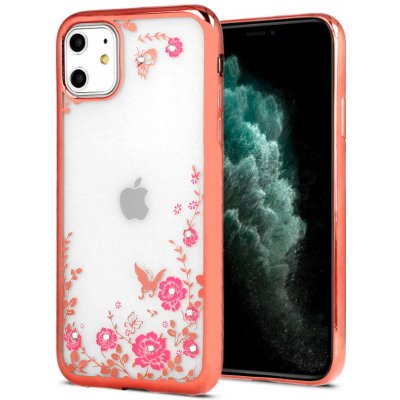Pouzdro Luxury floral Silicone Apple iPhone 13 Pro Max Růžové – Zbozi.Blesk.cz