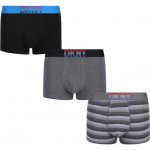DKNY pánské boxerky U5 6660 DKY 3PKB Hinton vícebarevné 3 pack – Sleviste.cz