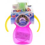 Munchkin Click Lock hrneček s oušky a pítkem Růžová 237 ml – Sleviste.cz