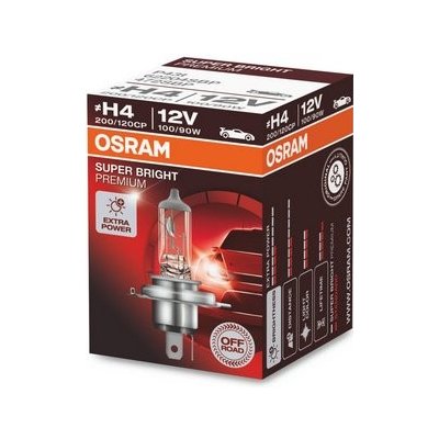 Osram Super Bright Premium 12V H4 100-90W P43t – Zboží Mobilmania