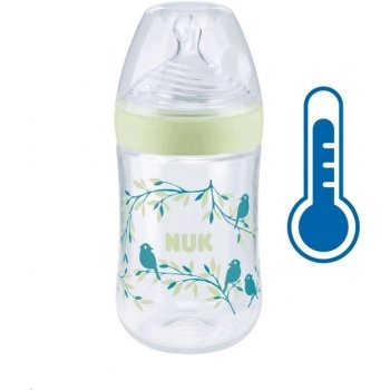 Nuk Nature Sense láhev s kontrolou teploty zelená 260ml