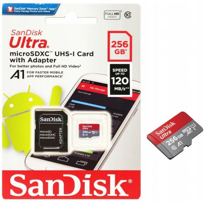 Sandisk MicroSDXC UHS-I U1 256 GB SDSQUA4-256G-GN6MA