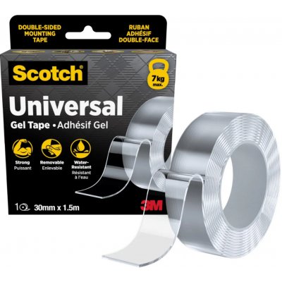 3M Scotch Universal Gel Lepicí páska oboustranná silná 30 mm x 1,5 m průhledná – Hledejceny.cz