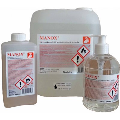 MPD Manox alkoholová dezinfekce rukou 5 l