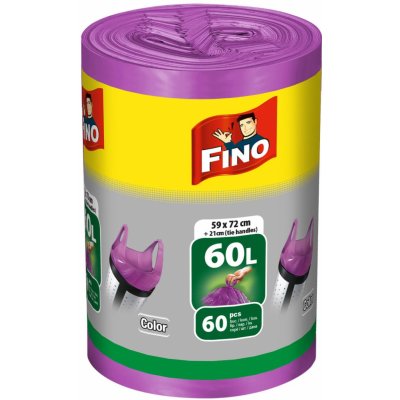 Fino Pytle s uchy 60 l 13 µm 60ks fialové – Zboží Dáma