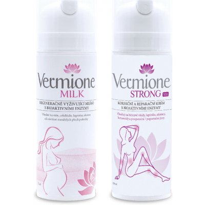 Vermione Těhotenský balíček XXL Strong 150 ml + Milk 150 ml dárková sada