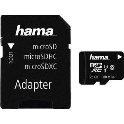 Hama microSDXC UHS-I 128 GB 124158 – Zbozi.Blesk.cz