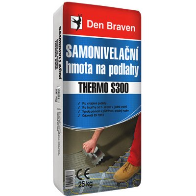 Den Braven Samonivelační hmota na podlahy THERMO S300 25 kg pytel – Zboží Mobilmania