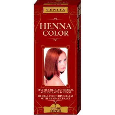 Venita Henna Color přírodní barva na vlasy 7 rezavě červená 75 ml – Zboží Dáma
