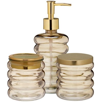 Bathroom Solutions koupelnová sada HUM 3 ks měděný – Zboží Mobilmania