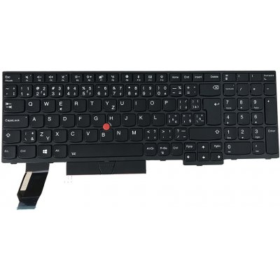 DeTech Klávesnice pro notebook Lenovo P52, CZ – Zboží Živě