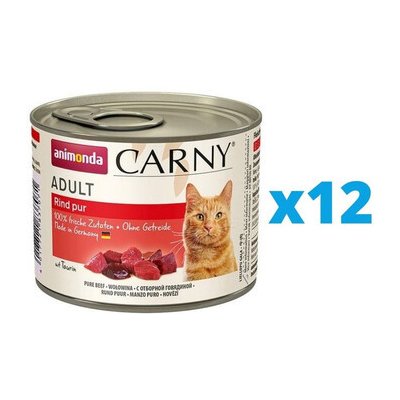 Carny Adult hovězí maso 12 x 0,2 kg – Zboží Mobilmania