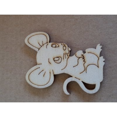 Woody Kroužek korálkový Miška – Zboží Mobilmania