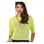 Fiestas Guirca Fiestas Neonově žluté triko 80 tá léta – Sleviste.cz