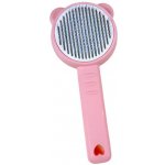 ANNAM Kartač na zvířata s tlačítkem na sundavaní chlupů 20 x 8 cm – Zboží Mobilmania